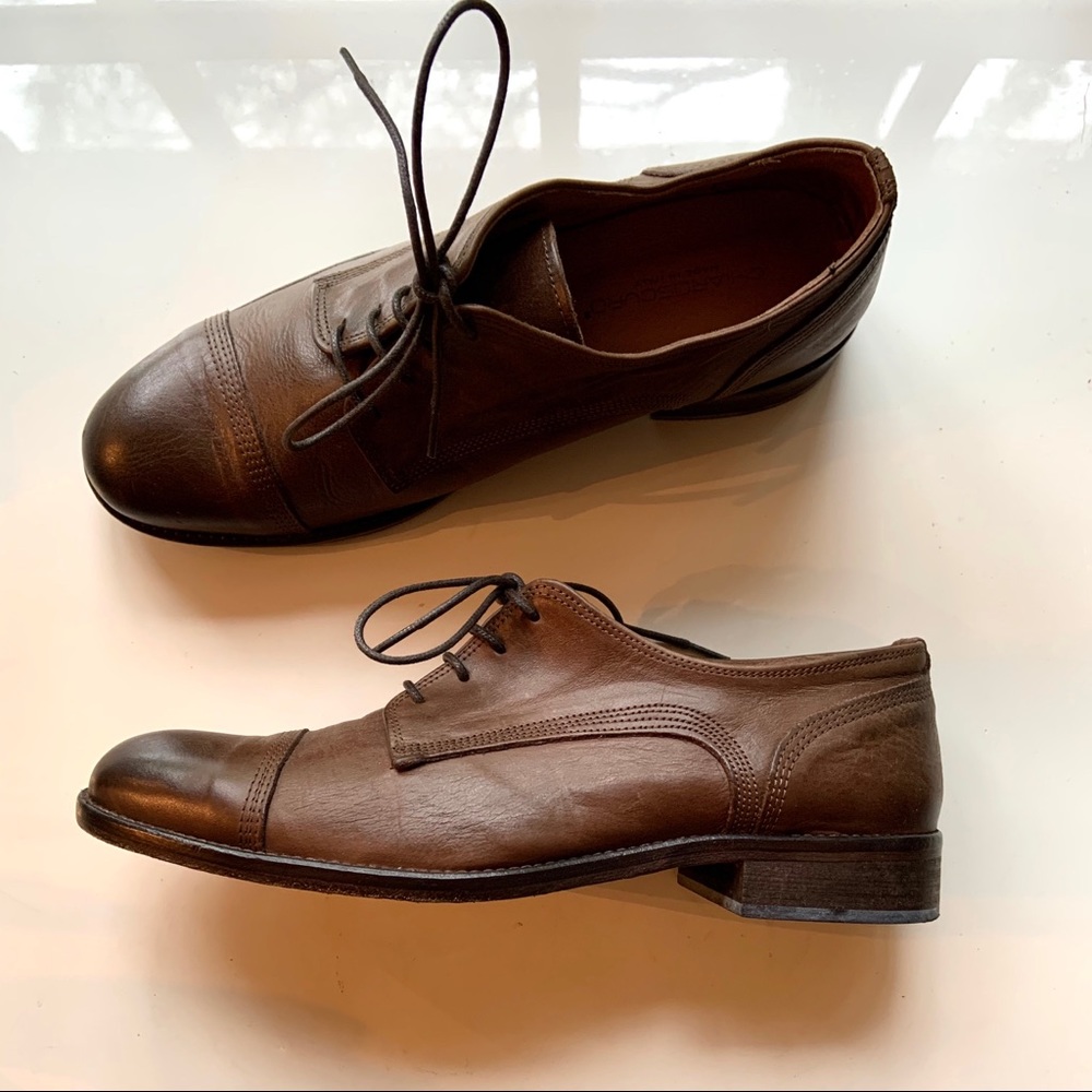 Italian Leather Boots Size 8